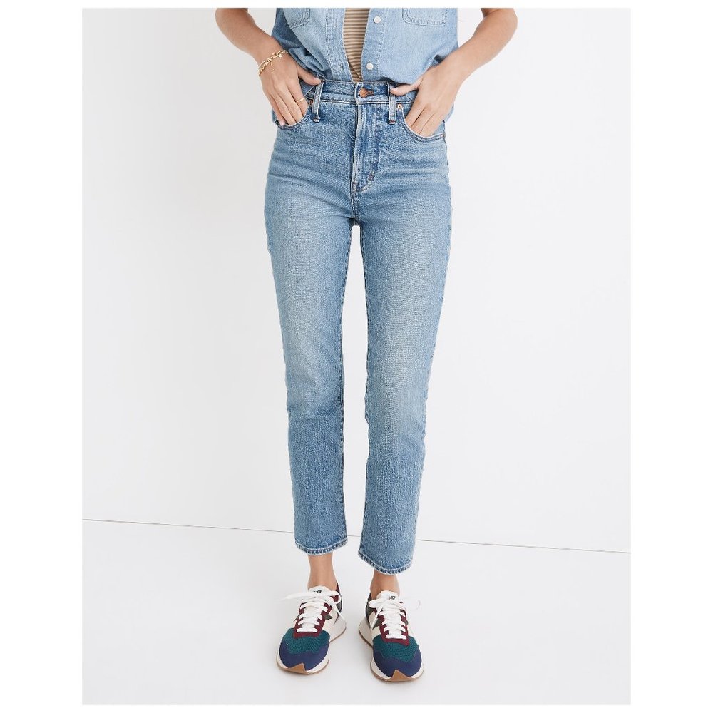 Madewell Perfect Vintage Jean in Banner Wash- Petite